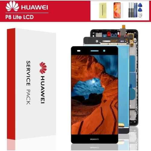 5.0'' For Huawei Ascend P8 Lite 2015 ALE-L04 L21 TL00 L23 CL00 L02 LCD Display Touch Screen Digitizer Assembly Replacement