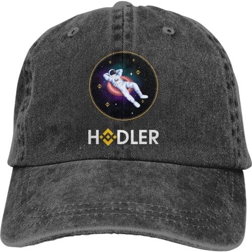 Washed Mens Baseball Cap BNB Hodler Trucker Snapback Caps Dad Hat Binance Coin Crypto Miners Golf Hats