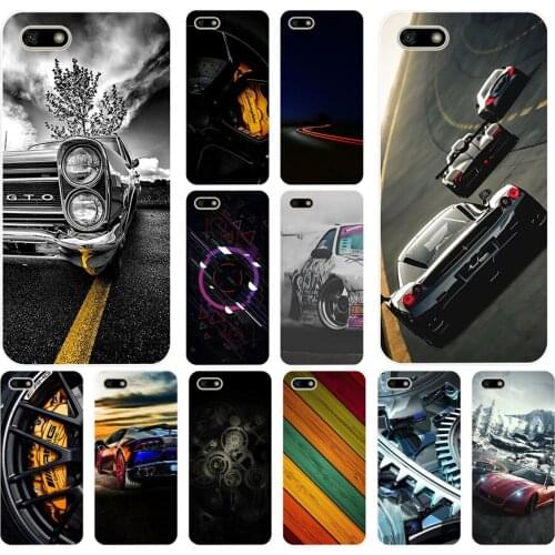 236FG New car speed Soft Silicone Tpu Cover Case for huawei Honor 7a 5.45 pro 5.7 7c 7x y5 2018 case
