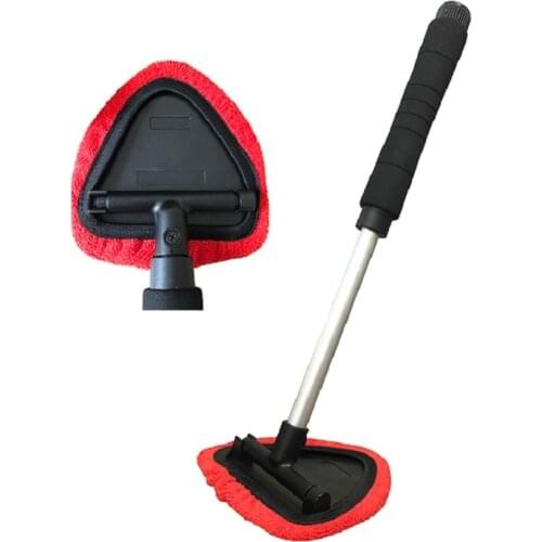 Invisible Glass Clean Tool With Extendable Handle Window Wand Glass Cleaning Tool for Windshields Auto Glass Cleaner