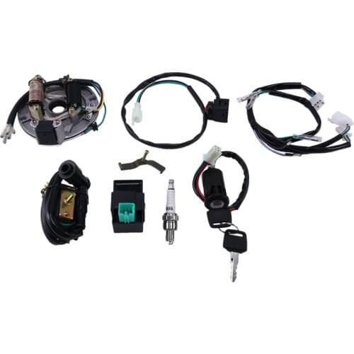 Wiring Harness Loom Ignition Coil CDI Magneto Stator for 50-140Cc Dirt Pit Bike ATV