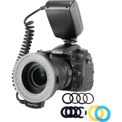 HD-130 Macro Ring Lights LED Macro Ring Flash light ring For Canon Nikon Canon Pentax Olympus Panasonic Camera