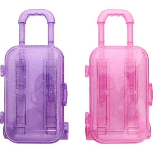 Doll 2 Colors Travel Suitcase For 18 Inch American Doll 43 Cm Baby Doll For Our Christmas Toy