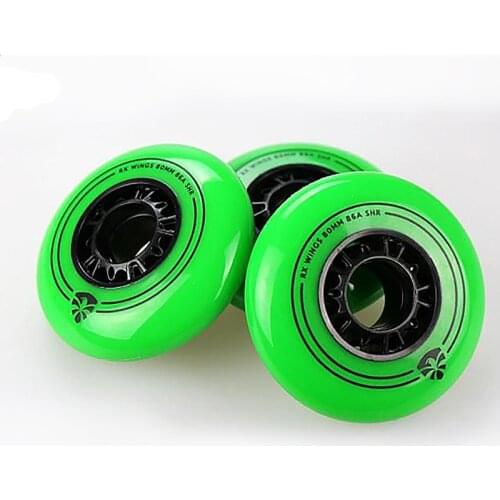 Flying Eagle 86A Green Red FSK Skating Wheel RX WINGS Slalom Gray 88A FE Inline Skates Wheels Free Style Roller Ruedas 80mm 72mm