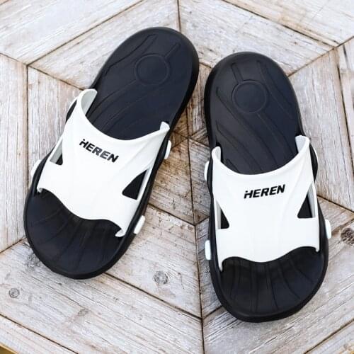 Bathroom Slippers For Man Woman Unisex Massage Bad-slippers Insider Slides Soft EVA Lightweight Flip-flops Men Women Black