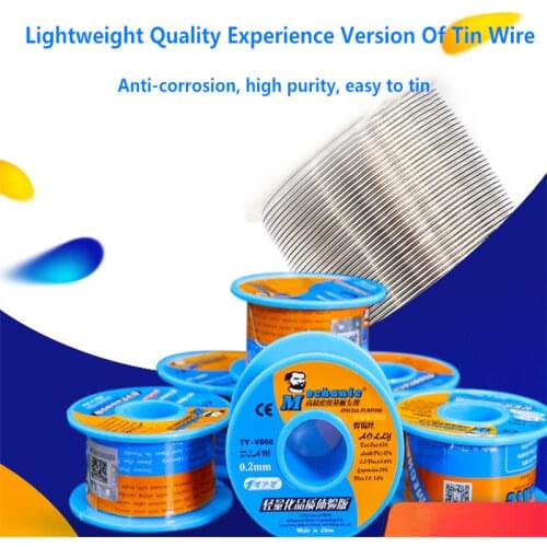 MECHANIC Soldering Wire Welding BGA Repair ToolsRosin Core Solder Tin Wire 40g 0.3/0.4/0.5/0.6mm Low Melting Point