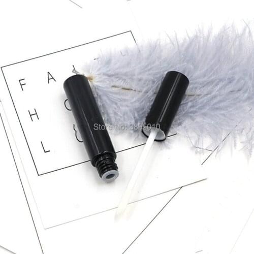 Refillable Bottles 3ML Pretty Empty black Chapstick Lip Gloss Tube Lipstick Balm Bottle Container F630