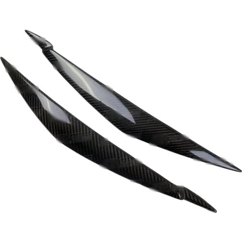 Carbon Fiber Headlight Eyelids Eyebrows for 2008-2013 BMW X6 E71 E72