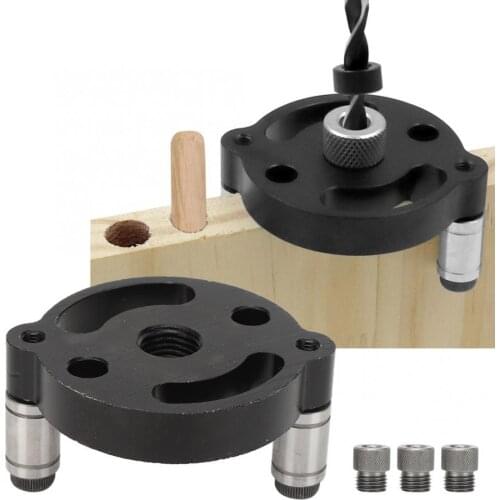 Woodworking Pocket Hole Jig Self Centering Vertical Doweling Jig Drill Guide For Locator Hole Puncher Carpentry Tools