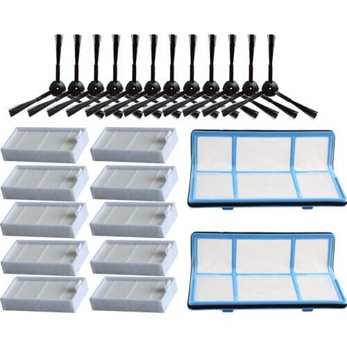 Primary side brush dust Filter Efficient Hepa Filter for ilife v5 v5s V3 V3s v5pro V50 x5 v50 pro robot vacuum cleaner Parts