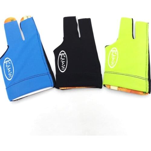 Xmlivet Kamui pool cue gloves 3colors black/green/blue optional Billiards cue stick gloves with high elastic quality wholsales