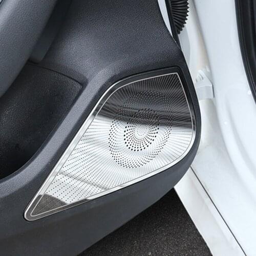 Suitable for 2013-19 Audi A3 8V car door audio speaker decorative cover trim Car accessories