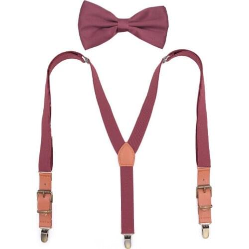 New Suspenders Bowtie Sets Women Suspender For Trousers Braces Adjustable Straps Male Pants Jeans Female Skirt Shirt Accessories