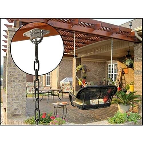 Heavy Duty Hammock Hanging Kit Eye Plates Ceiling Wall Mount Anchor Hooks Hanger for Hammock Swing Chair