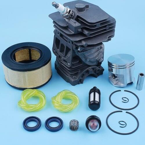 44mm Nikasil Plated Cylinder Piston Air Filter Primer Bulb For Stihl MS251 MS 251 Chainsaw Oil Seal Bearing Kit 1143 020 1207