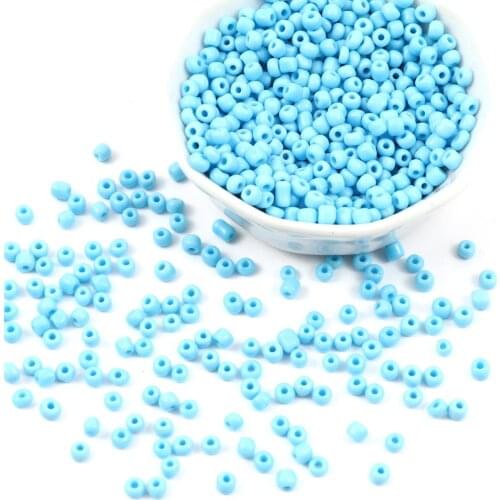 Multicolor Glass Seed Seed Beads Cylinder Loose Spacer Beads DIY Making Bracelets Jewelry 3mm x 2mm,1Packet ( 12500PCs/Packet)