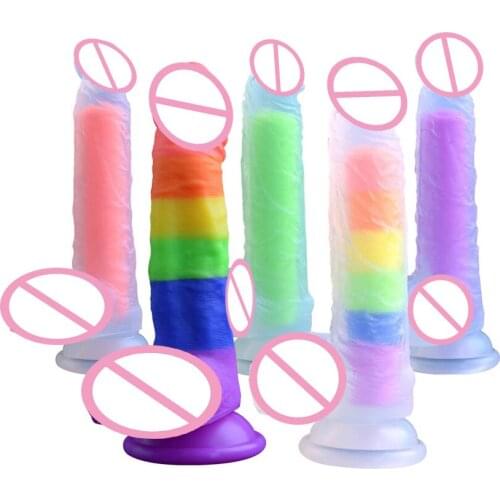 Realistic Jelly Dildo Crystal Jellie Dong Jelly Penis for Beginner Sex Toy for Women G Spot Clit Vaginal Stimulator with Suction