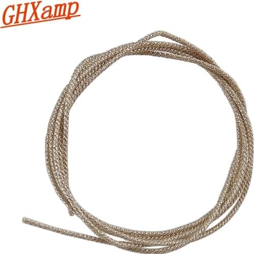 GHXAMP 1M Speaker Lead Wire Braided Speaker Wire For 4" 6.5" 8" 10"Inch Woofer PA Speakers Voice Coil Repair Pure copper
