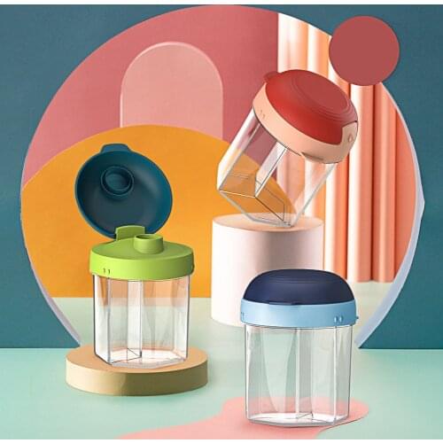 3 Grid Portable Baby Food Storage Box Essential Cereal Infant Milk Powder Box Toddler Kids Snacks Container