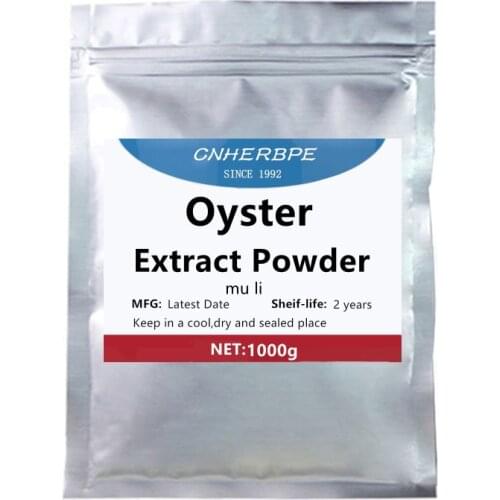 50-1000g 100% Natural High Quality Oyster Extract Powder,Mu Li,Mens Health Care Cure Sperm Regeneration Improve Erection