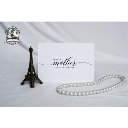 C12-Wedding Card to Your Mother and Father - To My Parents of the Bride Groom Cards - Stepmother, Stepfather On My Wedding Day