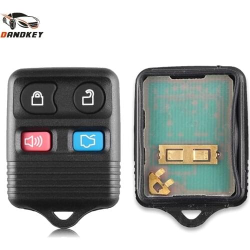 Dandkey 4 Buttons Remote Car Key Transit Keyless Entry Fob 315MHz For Ford Complete Remote Control Circuid Board Included