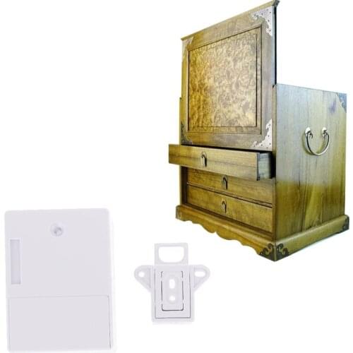 Punch-free Invisible Intelligent Sensor Drawer Lock File Cabinet Anti-theft Lock Wardrobe Shoe Cabinet Door RFID Lock