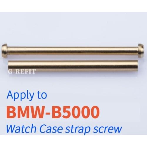 G-Refit For GMW-B5000 Original Shell strap screw 316L Stainless steel Gold Sliver Black Color 1:1 Size Watch Case Screws Metal