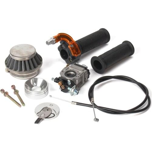Carburetor Air Filter Adapter Vstack For 23cc 33cc 43cc Big Foot Goped Blade Scooter 47cc 49cc Pocket Bike Mini Dirt ATV