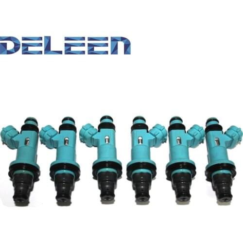 Deleen Set 6 Upgrade Fuel Injector 23250-46090 for Toyota Supra Lexus GS300 IS300 Car Accessories