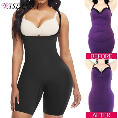 Bodysuit Shapewear for Women Full Body Shaper Waist Trainer Slimming Bodysuits Weight Loss Corrective Underwear Modeling Straps