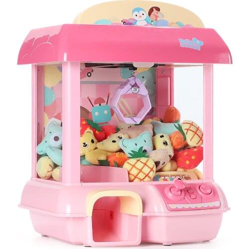 Catch Doll Machine House Rechargeable Electronic DIY Unicorn Doll 12 Mini Mick Music Doll Stuffed Mnimals Baby Toys Dolls