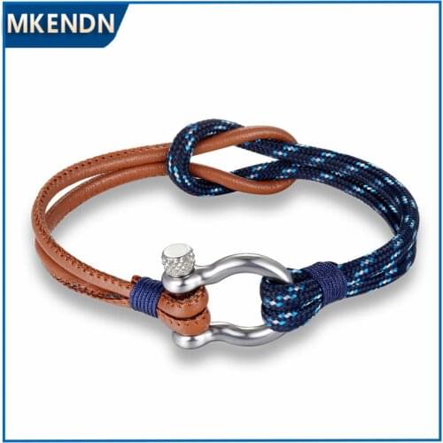 MKENDN Blue Bracelets
