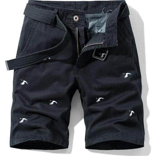 Mens Summer Print Shorts Men 2021 New Male Youth Running Shorts Street Wear Casual Off White Jogger Sports Crane Shorts Men