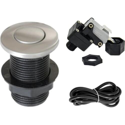 Professional Garbage Disposal Turn On/Off Sink Top Air Switch Kit Compatible with Any Garbage Disposal Unit and Bathtub