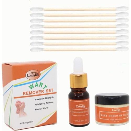 10ml+20ml Remove warts liquid Skin Repair Cream Eyelet set Skin treatment set