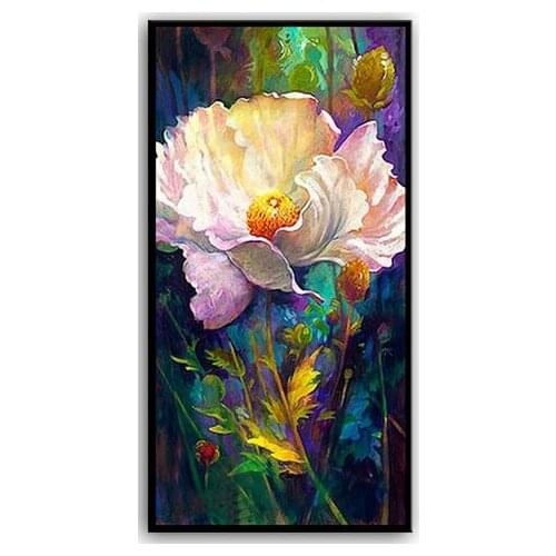 14/16/18/27/28 Needlework,DIY DMC Cross stitch,Set For full embroidery kit,white summer flower print pattern cross-stitch