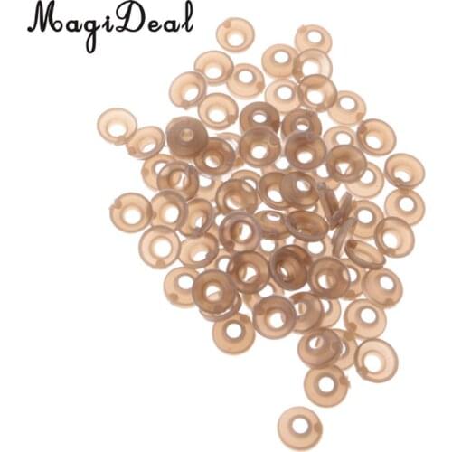 MagiDeal High Sale 100Pcs/Lot 11mm Plastic Safety Eyes Nose Washer Back for Bear Doll Animal Toys DIY Craft Child Kids Fun Time
