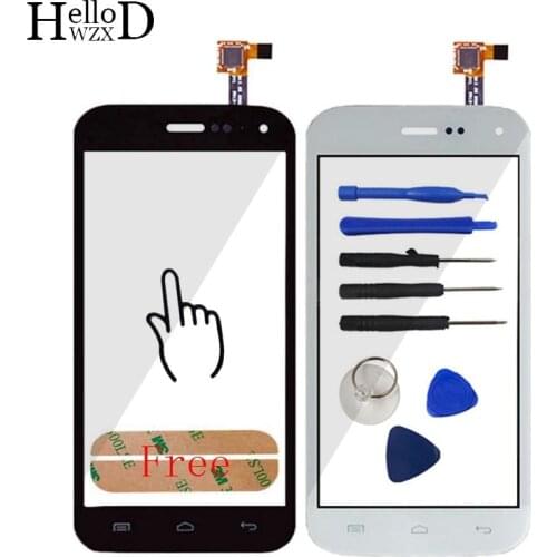 5" Touch Screen Front Glass For Explay A500 A 500 Touch Screen Digitizer Touch Panel Glass Lens Sensor Flex Cable Tools Adhesive