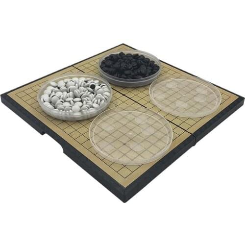 Chess Children Teaching Puzzle Game Of Go For Go Board Weiqi Folding Magnetic Chess Board Backgammon Gift Go Game Entertainment