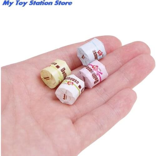 Random 2pcs 1/12 Dollhouse Miniature Mini Tissue Paper Roll Bathroom Decor Accessories