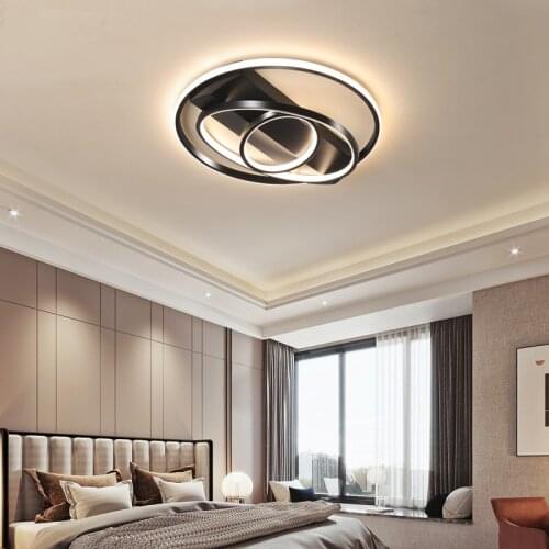 Modern flower Led Ceiling Lamp for Living Room Bedroom Kitchen Simple Golden Lustre Chandelier Lighting Fixtures Home Decoration