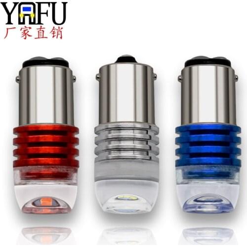 Motorcycle Flash LED Turn Signal 1156 / 1157 Concave Lens 5630 Motorcycle Reverse Brake Light 5730 3smd Led Lights for Car