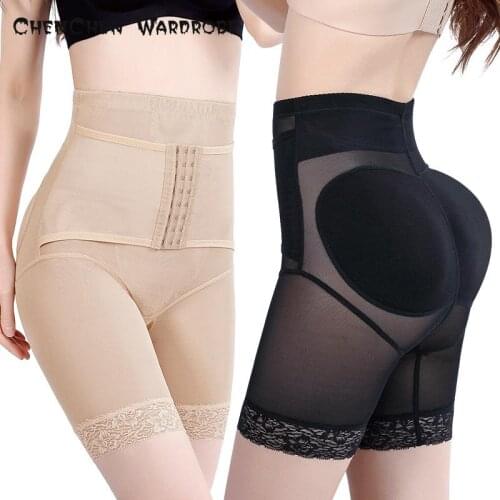 Women High Waist Trainer Body Shaper Panties Sexy Butt Lifter Shapewear Seamless Leg Slimmer Tummy Control Panty Boyshort Ladies