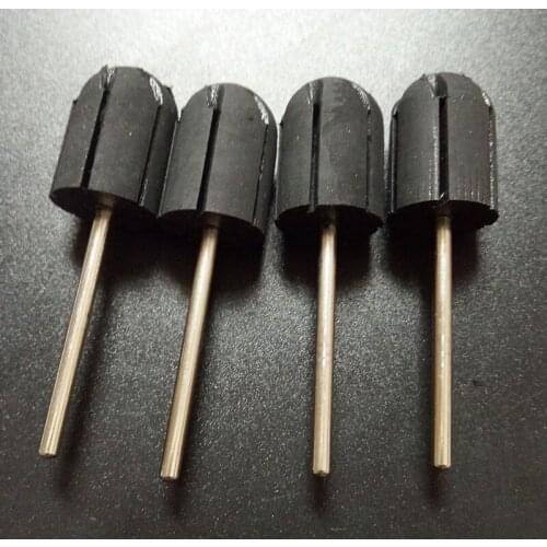 10PCS/LOT 16*25mm Professional Nail Art Rubber Grips sanding band cap matching handle Drill Accessories For Nail Drill Machine D