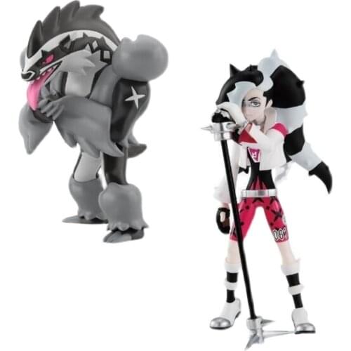 100% Original Bandai Monster Figure Piers&Obstagoon CANDY TOY Figure PVC Action Model Toys Anime Figure