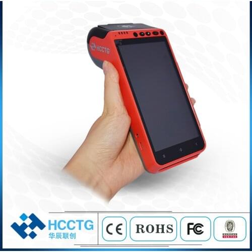 4G/Wifi/Bluetooth MSR & IC & NFC & 2D Scanner Android POS Terminal with Printer Z100 with PCI EMV certificate