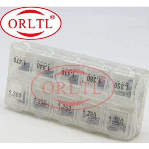 50 Pcs ORLTL B21 Wahsers Auto Engine Diesel Injector Washers and Common Rail Injector Adjusting Shim Sizes 1.20mm-1.47mm