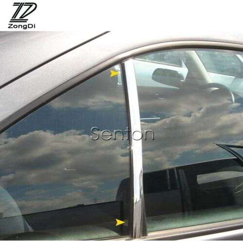 ZD Car Stickers Chrome Decor Strip for Volvo Toyota Renault Chevrolet cruze Opel astra h Nissan qashqai Peugeot 307 308 407 2017