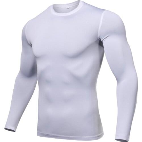 Quick Dry Fitness Gym Running Bicycle Underwear Mens Cycling Base Layers Long Sleeves Compression